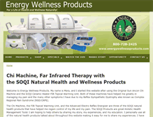 Tablet Screenshot of energywellnessproducts.com